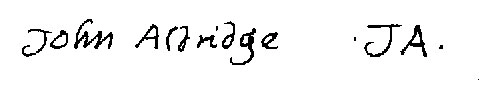 la signature du peintre aldridge-j