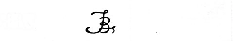 la signature du peintre Frederick--barnard