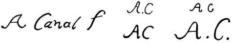 la signature du peintre canaletto-canal