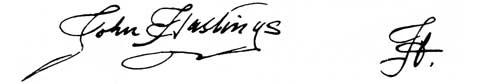 la signature du peintre hastings-earl-of-huntingdon