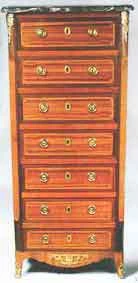 Chiffonnier 6 tiroirs de mobilier ancien référencé: ID1 1325